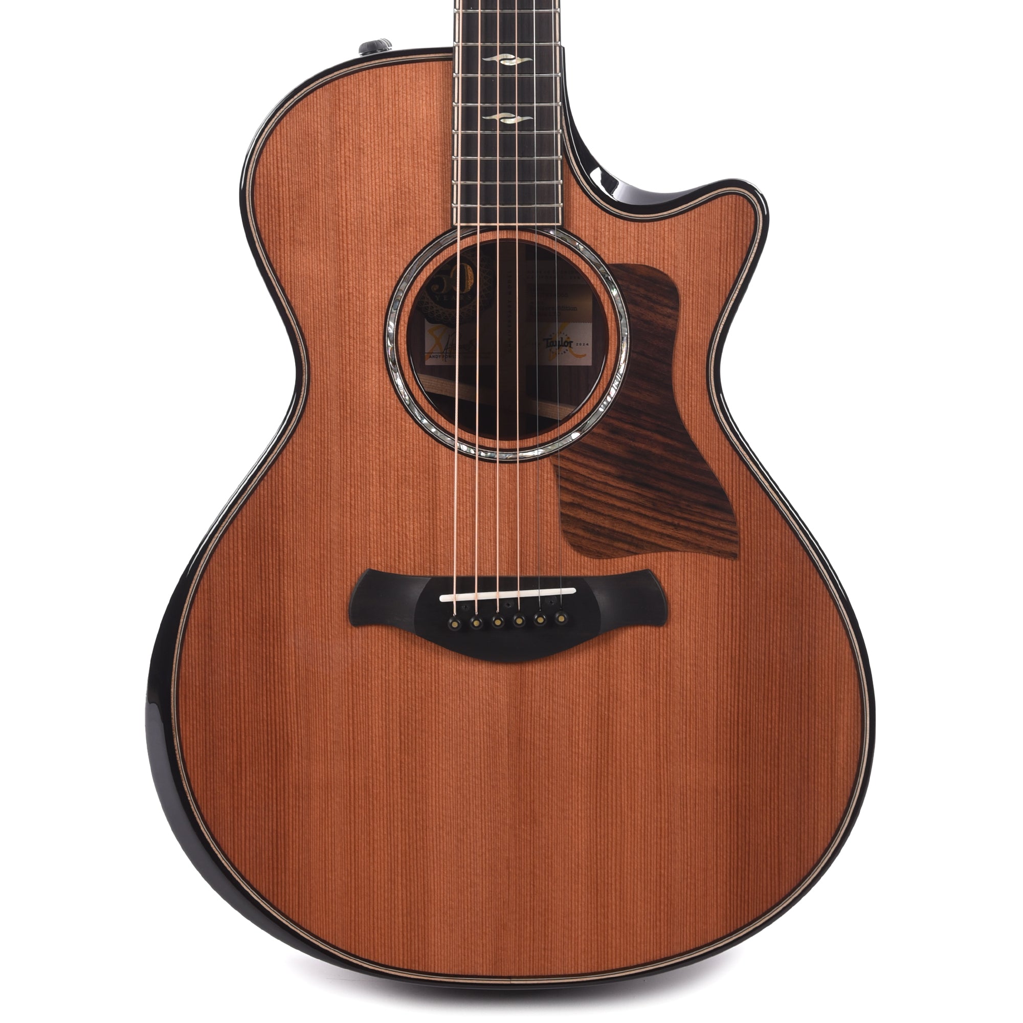 Taylor 50th Anniversary Limited Builder's Edition 812ce Grand Concert Sinker Redwood/Rosewood Natural ES2