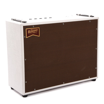 Benson Bellringer 35w 2x12 Combo Amp White w/ Oxblood Grill