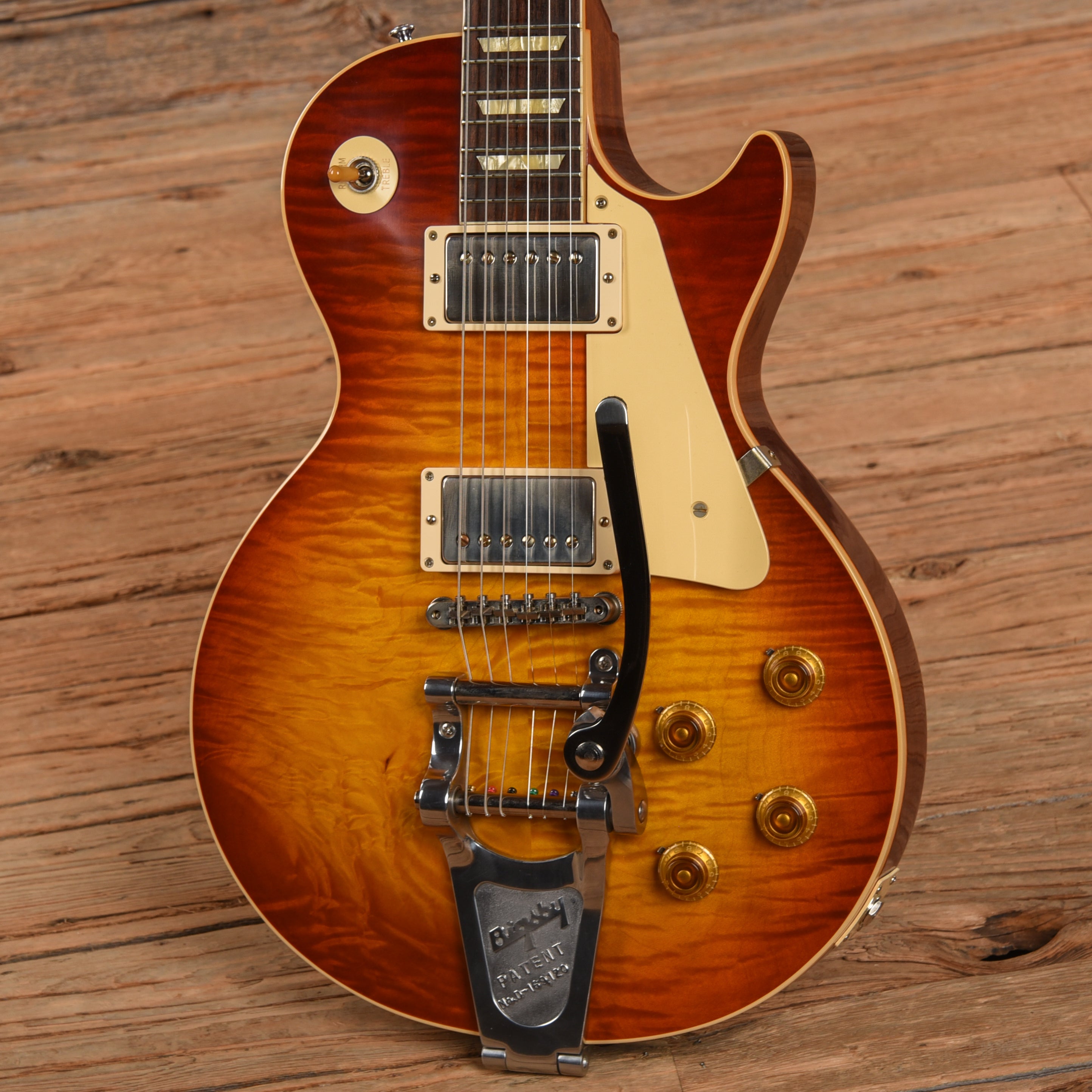 Gibson Custom M2M '60 Les Paul Standard Chambered Antiquity Burst 2019