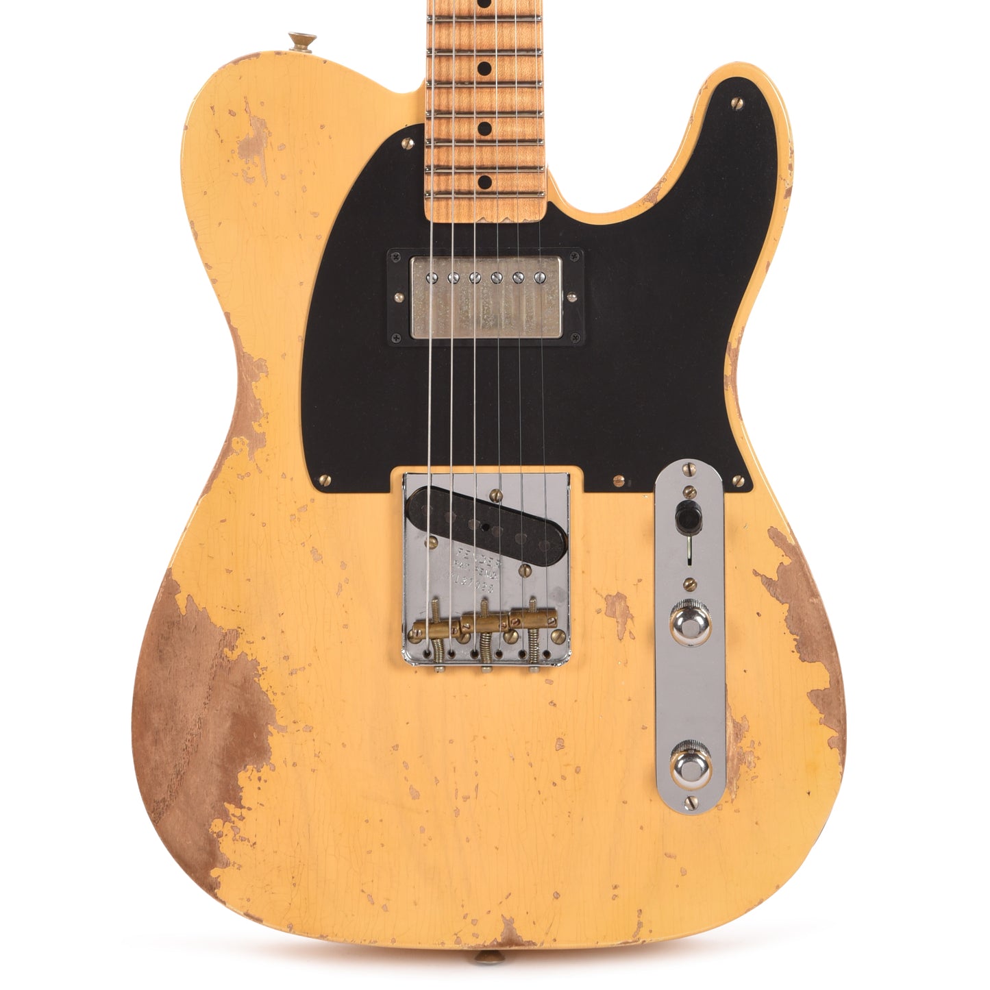 Fender Custom Shop 1952 Telecaster HS "Chicago Special" Heavy Relic Super Faded Nocaster Blonde