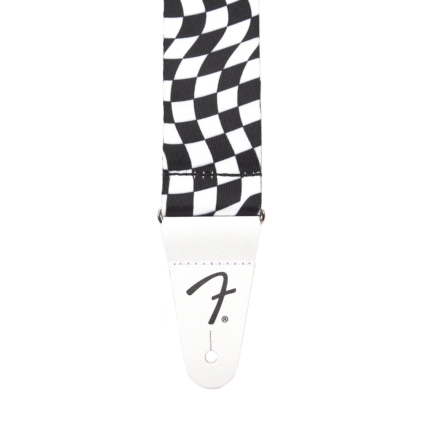 Fender Wavy Checkerboard Polyester Strap Black/White