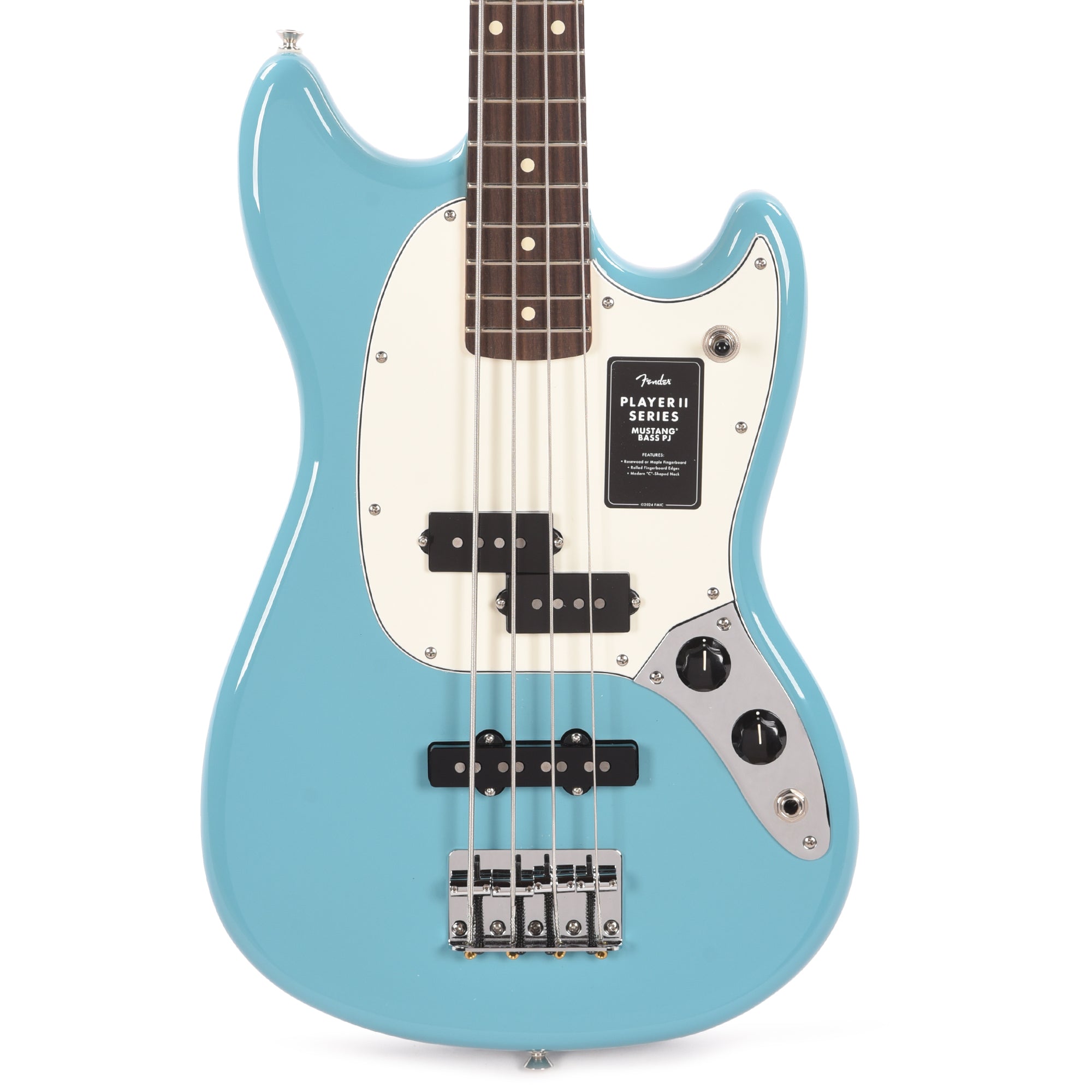 Fender Player II Mustang Bass PJ Aquatone Blue