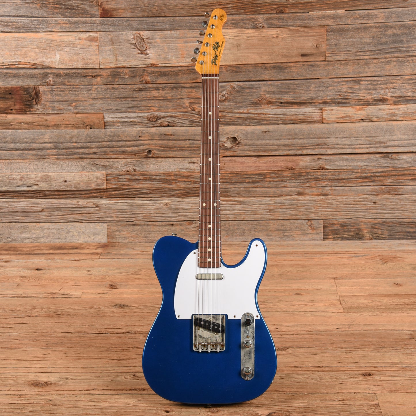 Pin-Up Custom Guitars T-Style "Nancy" Lake Placid Blue Aged 2024