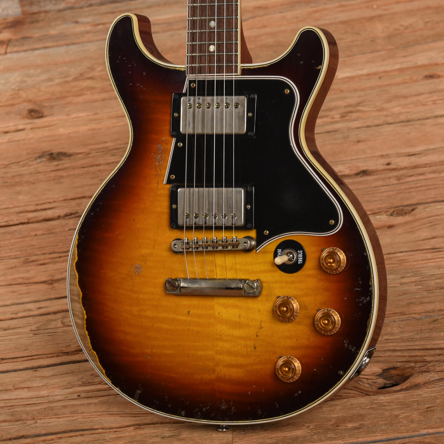 Gibson Custom Murphy Lab Les Paul Special Double Cut Figured Top Heavy Aged Sunburst