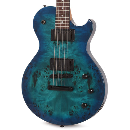 Schecter Solo-II Standard Electric Guitar Ocean Blue Burst Burl