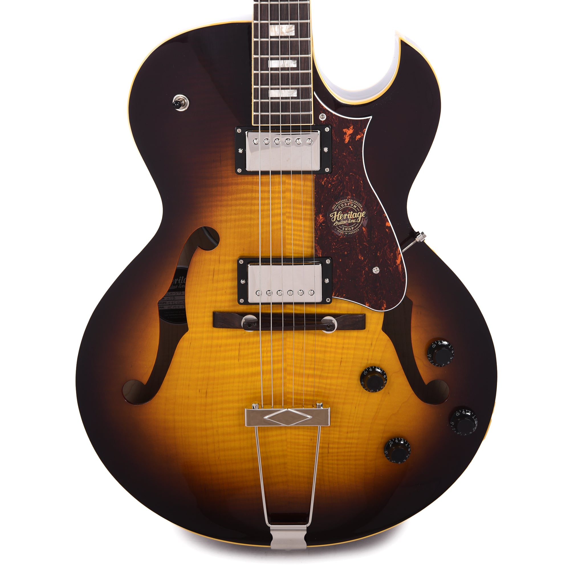 Heritage Custom Shop Core H-575 Hollow Body Original Sunburst