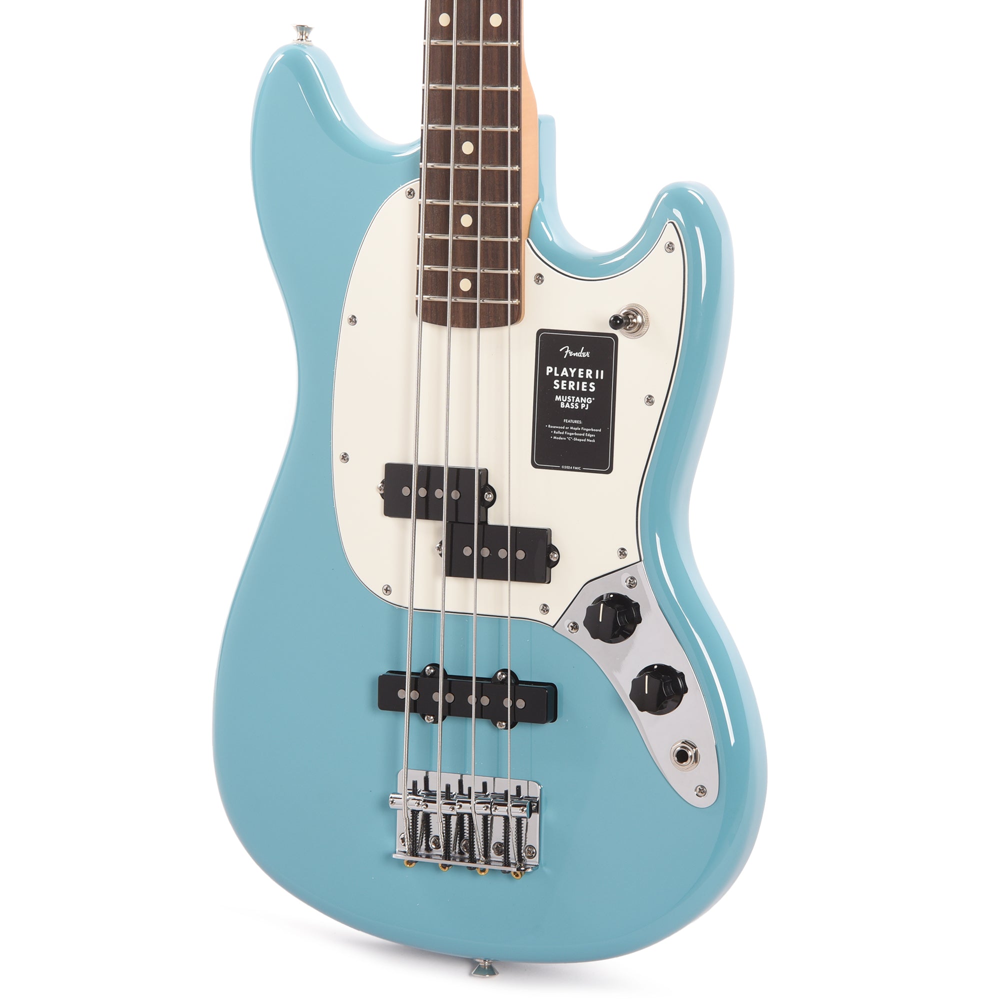 Fender Player II Mustang Bass PJ Aquatone Blue