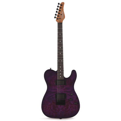 Schecter PT Standard Electric Guitar Purple Burst Burl