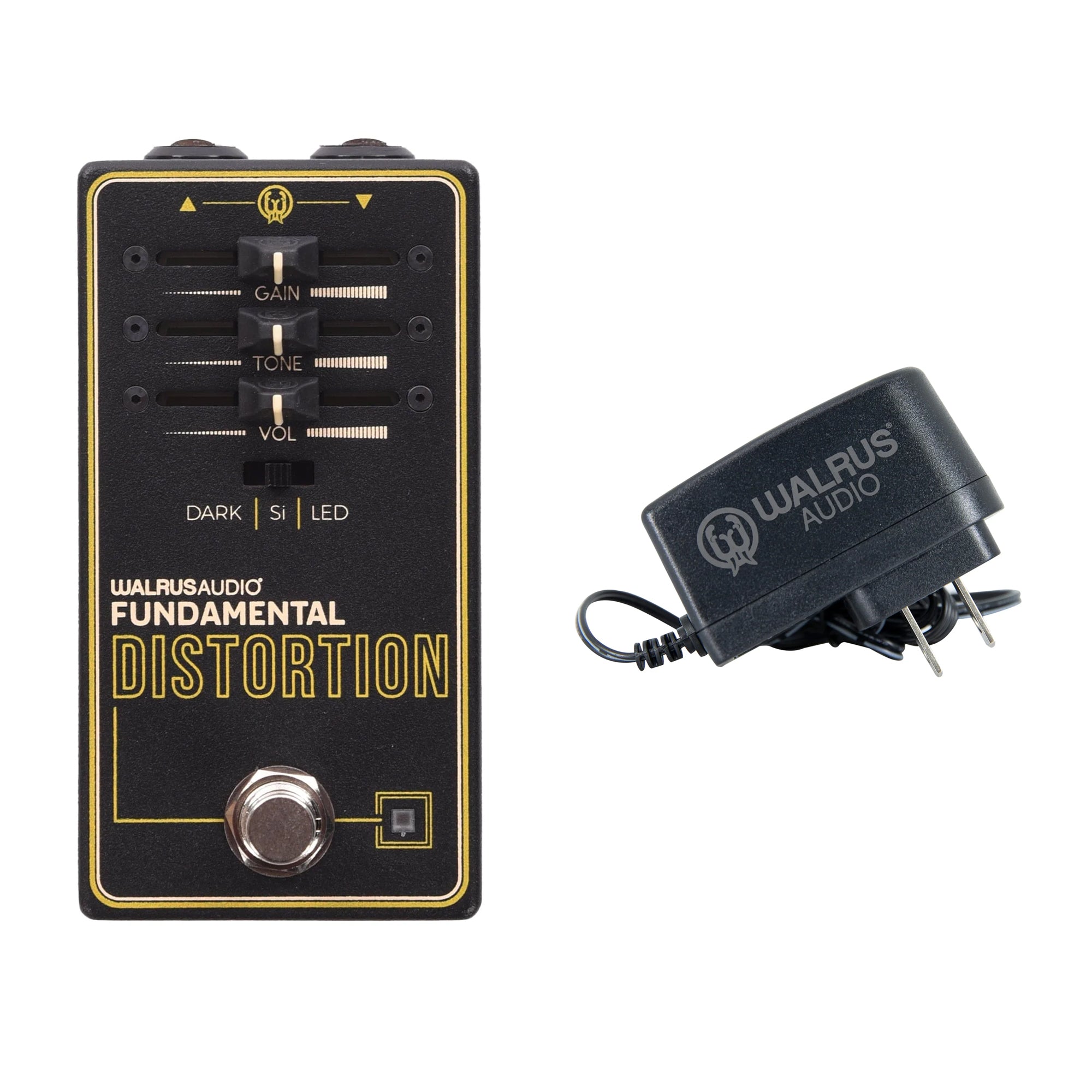 Walrus Fundamental Series Distortion Pedal and Finch Power Supply Bundle