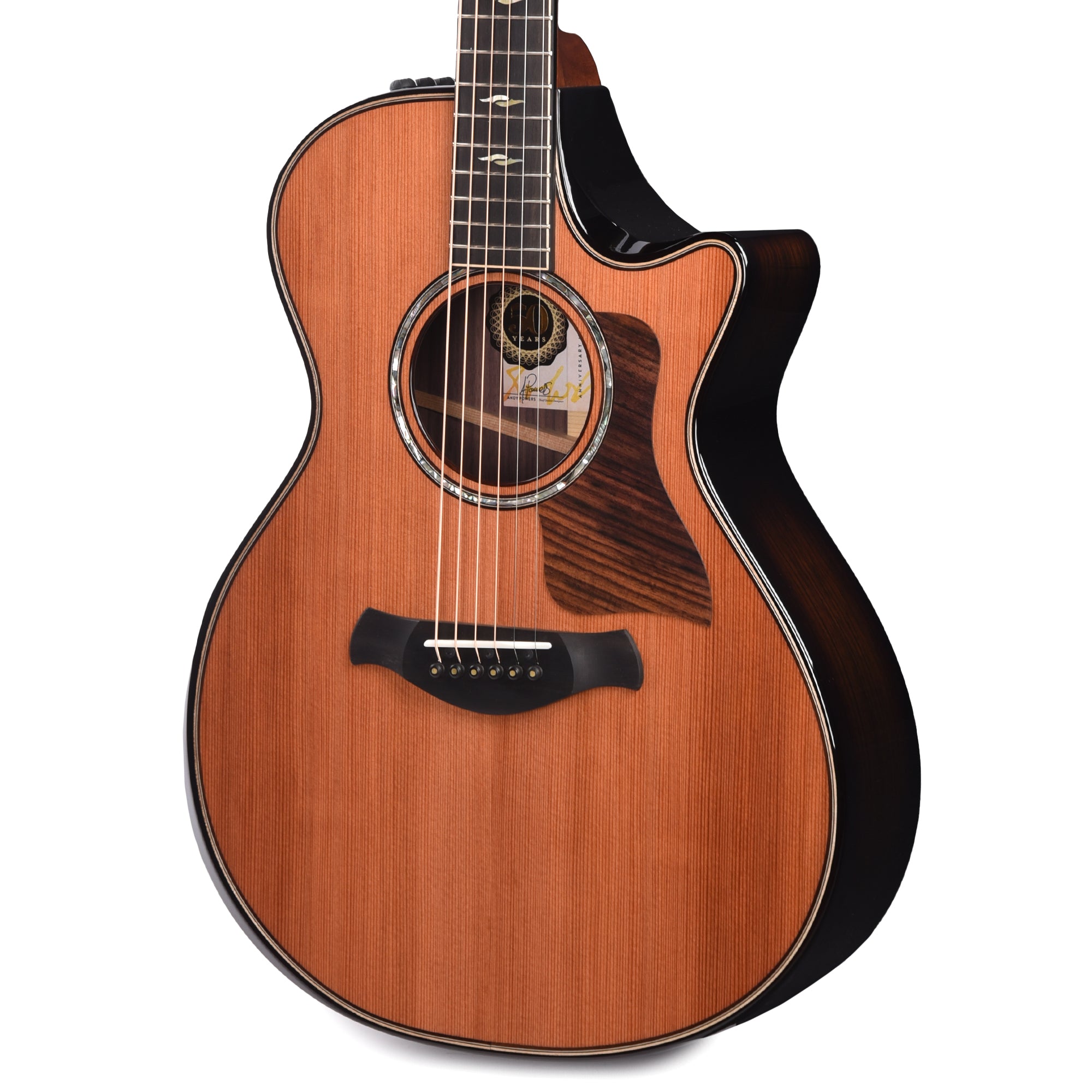 Taylor 50th Anniversary Limited Builder's Edition 812ce Grand Concert Sinker Redwood/Rosewood Natural ES2