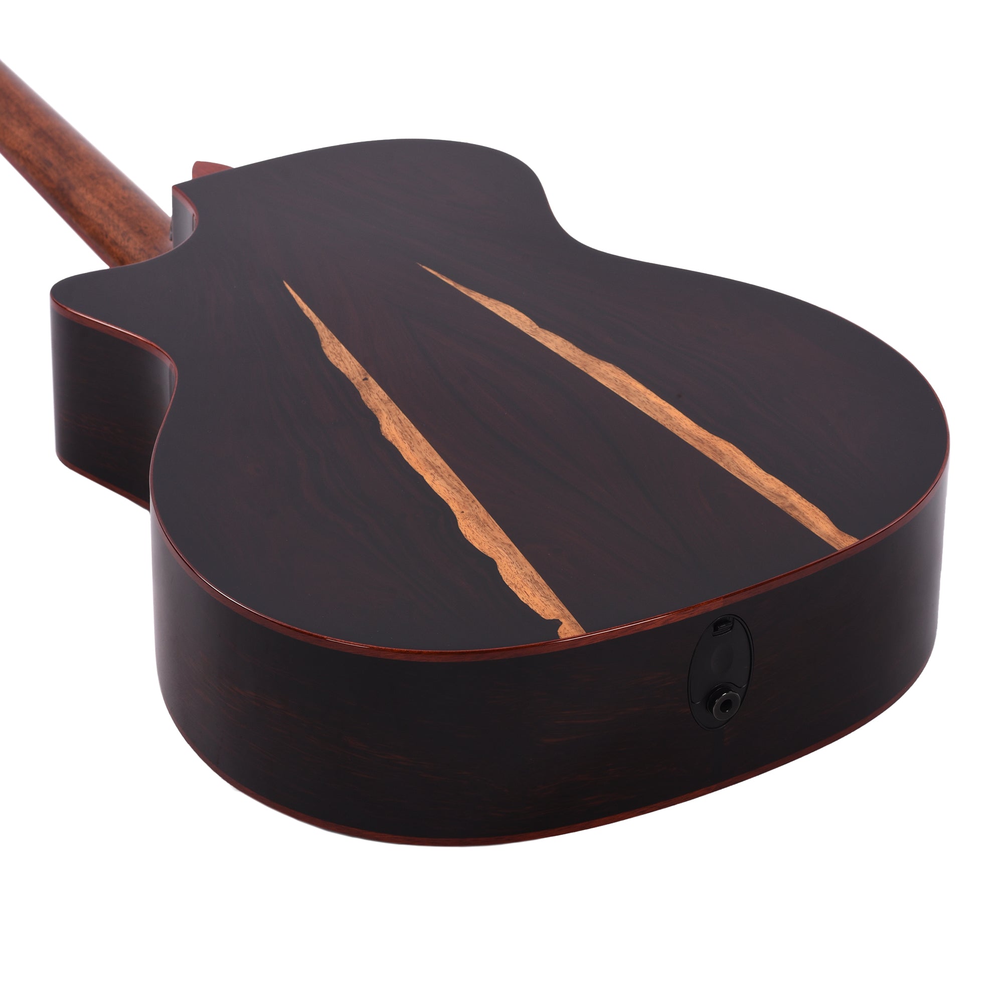 Taylor Custom Grand Auditorium Torrefied Sitka/Cocobolo Black Top ES2 w/Bloodwood Binding