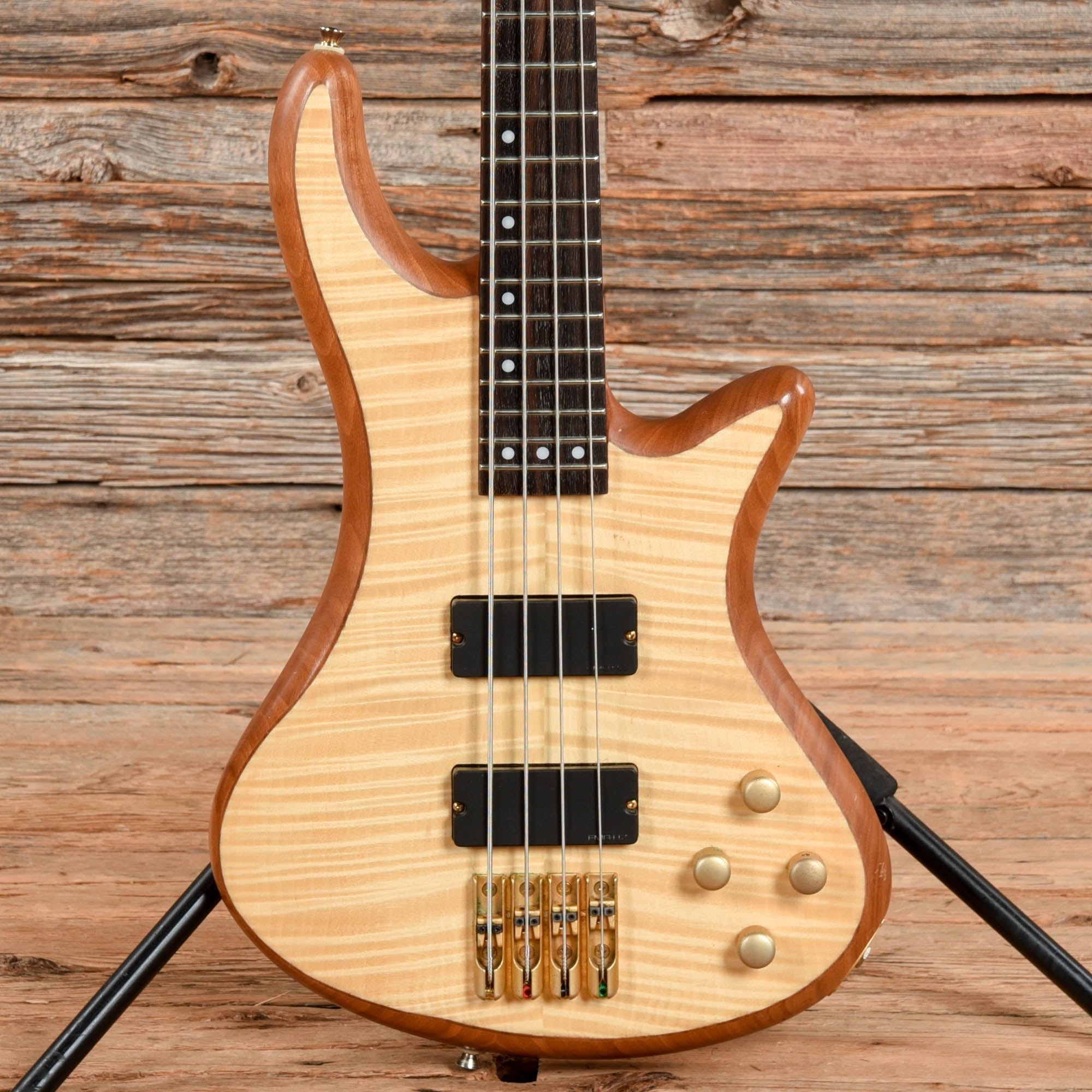 Schecter Stiletto Custom-4 Natural – Chicago Music Exchange