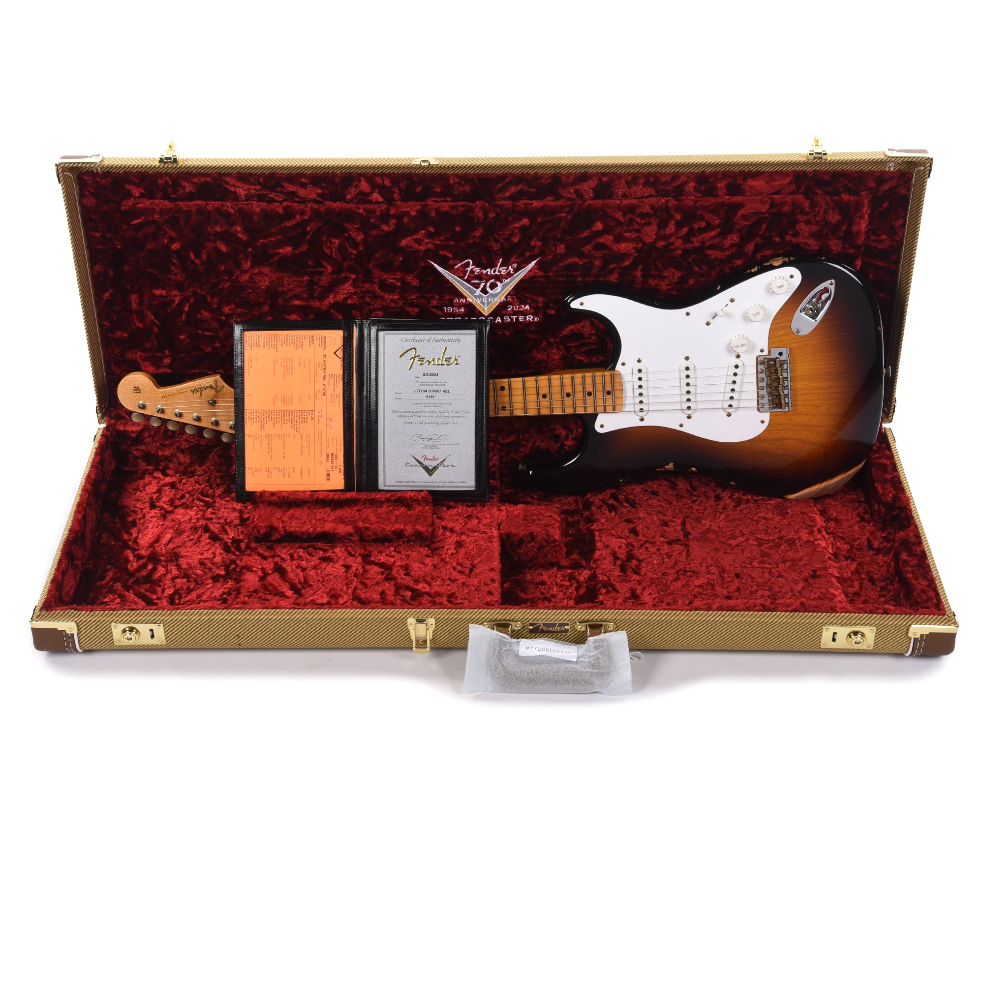 Fender Custom Shop LTD 70th Anniversary 1954 Stratocaster Relic Wide Fade 2-Color Sunburst