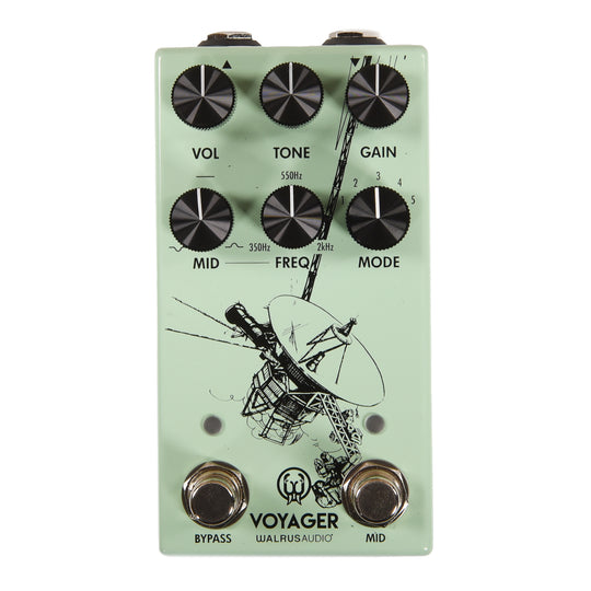 Walrus Audio Voyager Pre-Amp/Overdrive MKII Pedal Seafoam