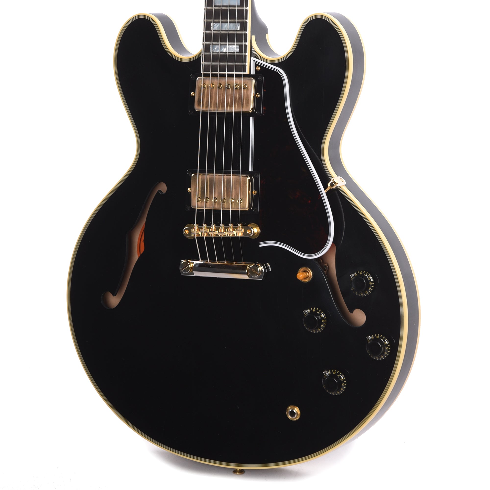 Gibson Custom Shop Murphy Lab 1959 ES-355 Reissue Ebony Ultra Light Aged w/Stop Bar