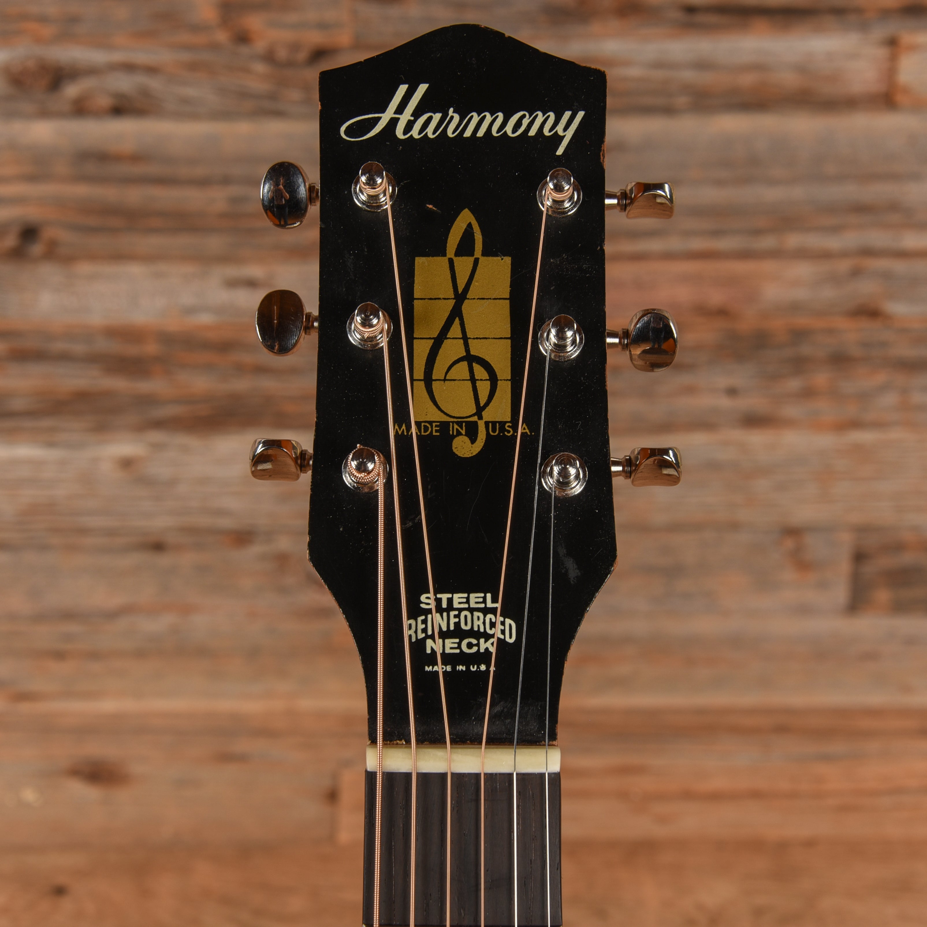 Harmony H-165 X-Brace Conversion Natural 1960s