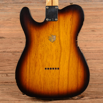 Fender Custom Shop 50s Reissue Telecaster Relic 2-Color Sunburst 2022