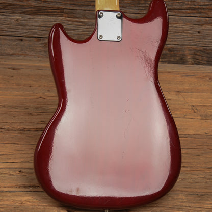 Fender Musicmaster Bass Wine Red 1981