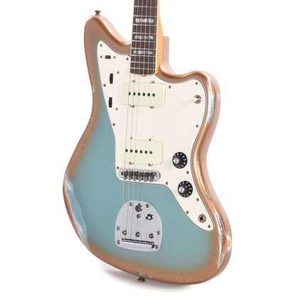 Fender Custom Shop 1966 Jazzmaster "Chicago Special" Relic Super Aged Firemist Silver w/Firemist Gold Burst