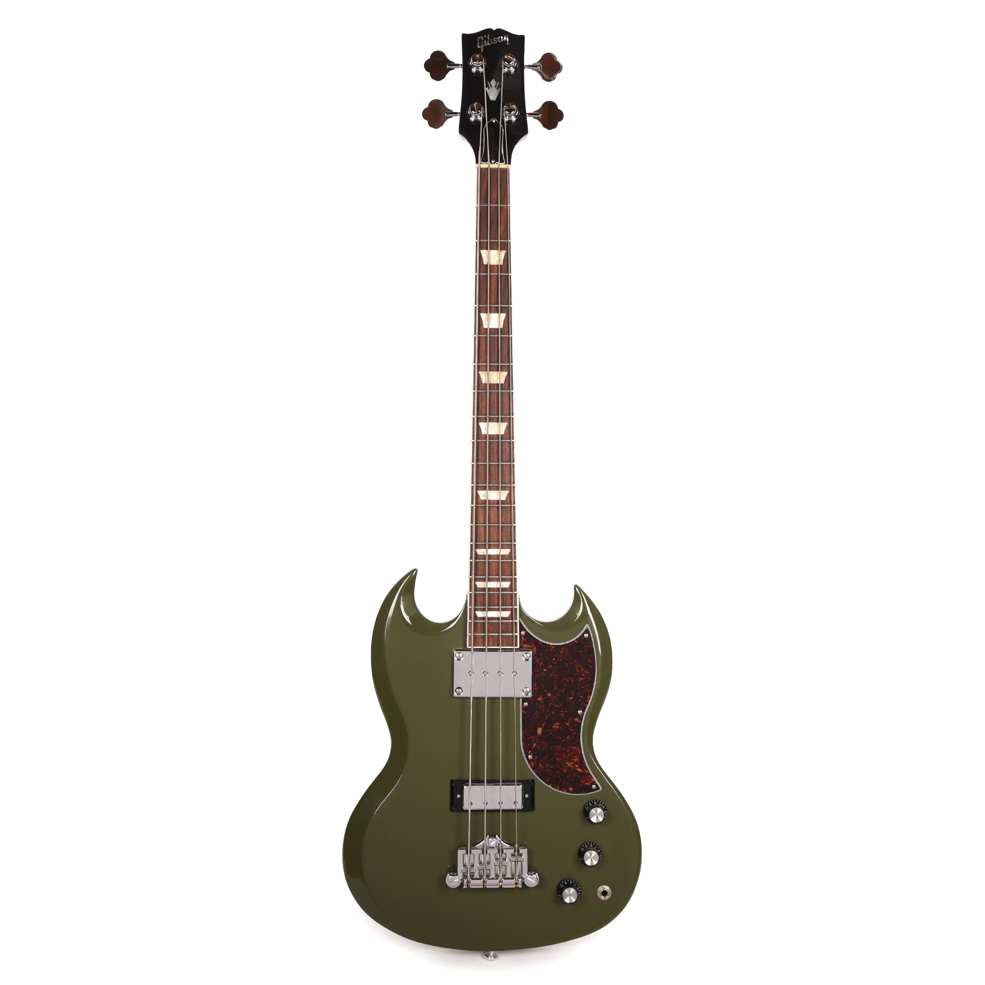 Gibson USA SG Standard Bass Olive Drab w/Tortoise Pickguard