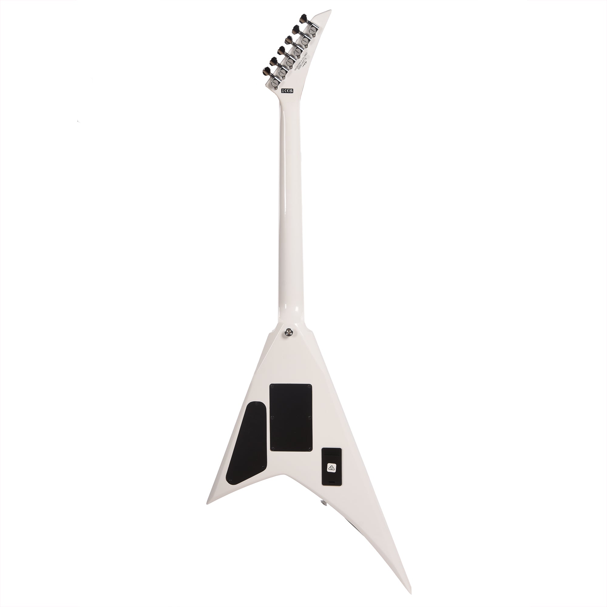 Jackson X Series Rhoads RRX24M Snow White with Black Pinstripes