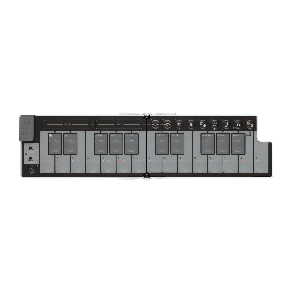 Korg Nanokey Fold Foldable MIDI Keyboard White