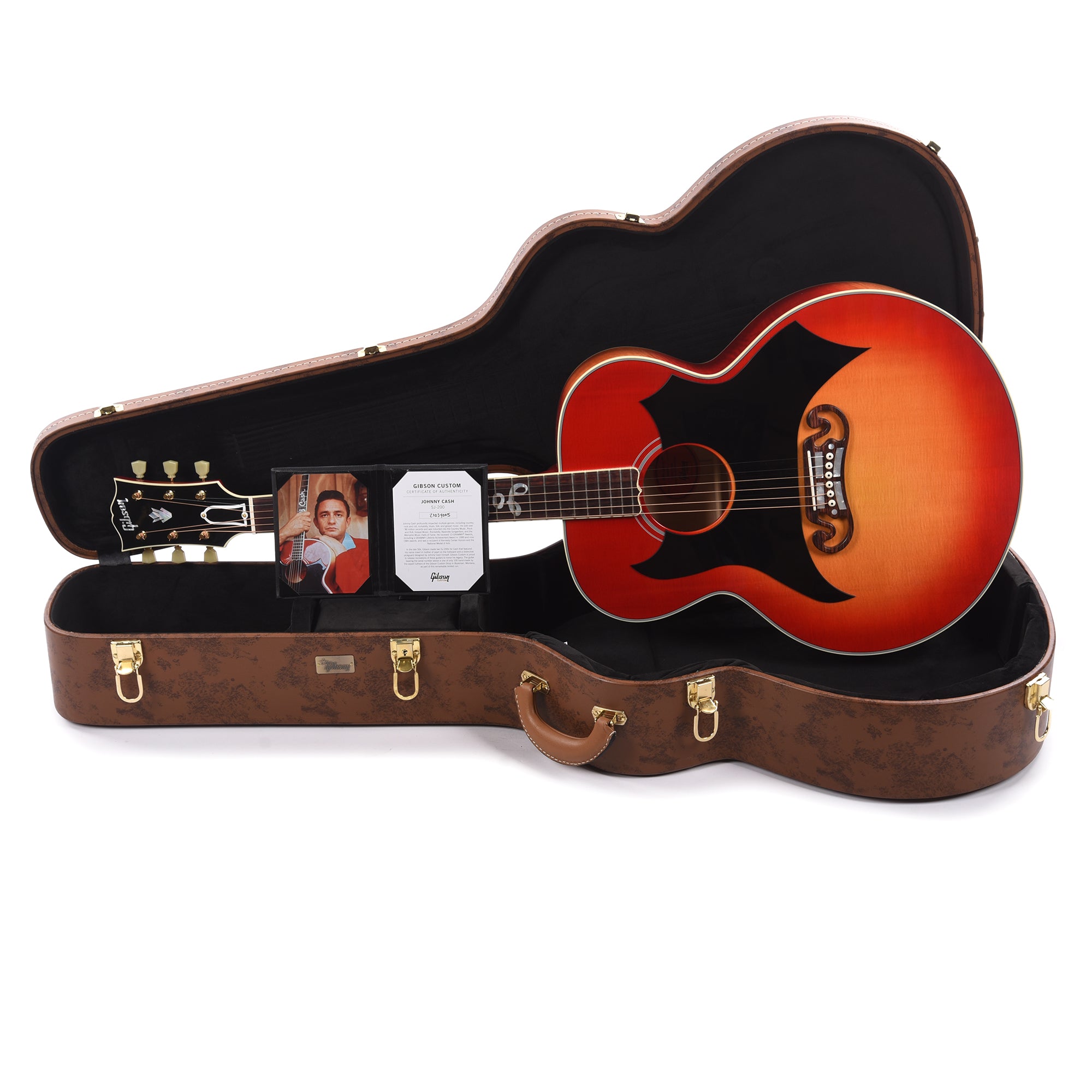 Gibson Custom Shop Limited Edition Johnny Cash SJ-200 Vintage Cherry Sunburst