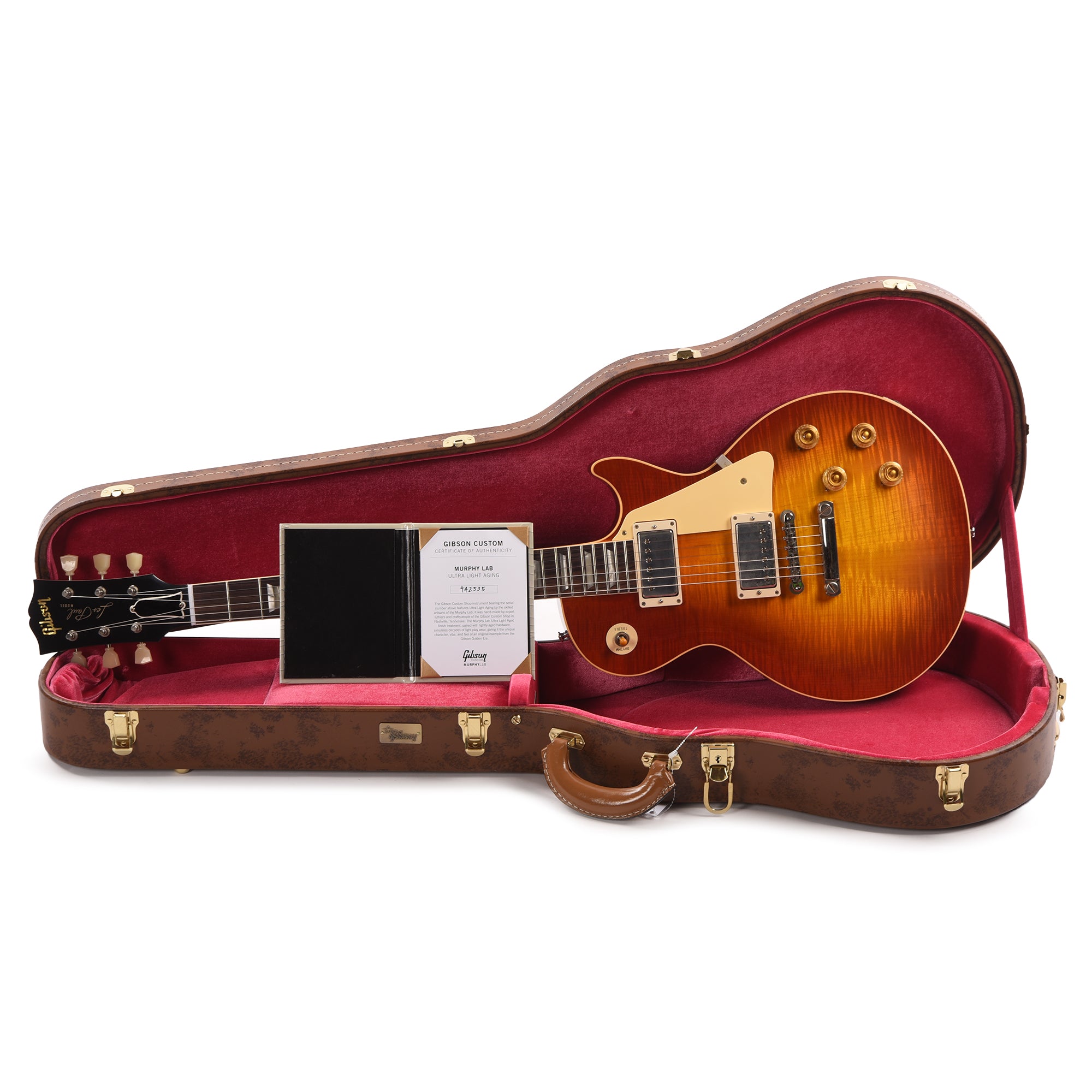 Gibson Custom Shop Murphy Lab 1959 Les Paul Standard Reissue Sunrise Teaburst Ultra Light Aged