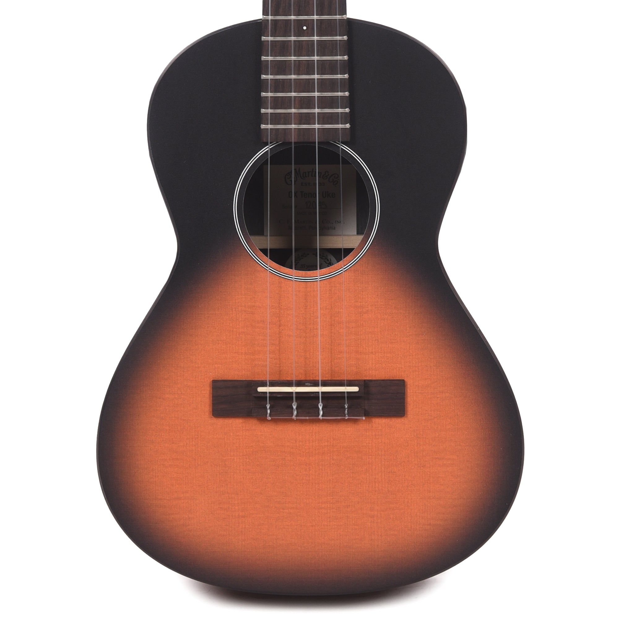 Martin X Series 0X Tenor Ukulele Sunset Pattern HPL/Figured Mahogany HPL