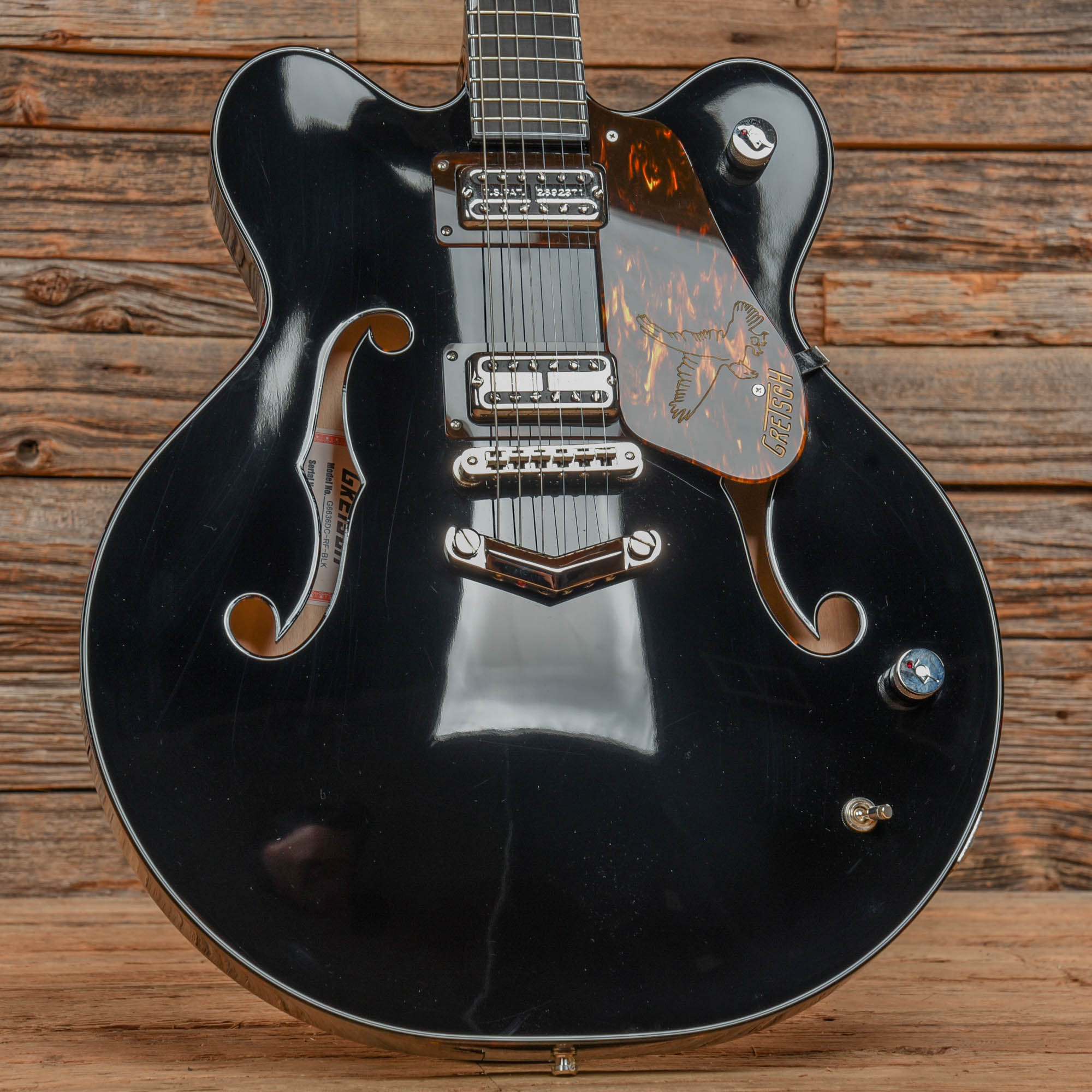 Gretsch G6636-RF Richard Fortus Signature Falcon Center Block Black