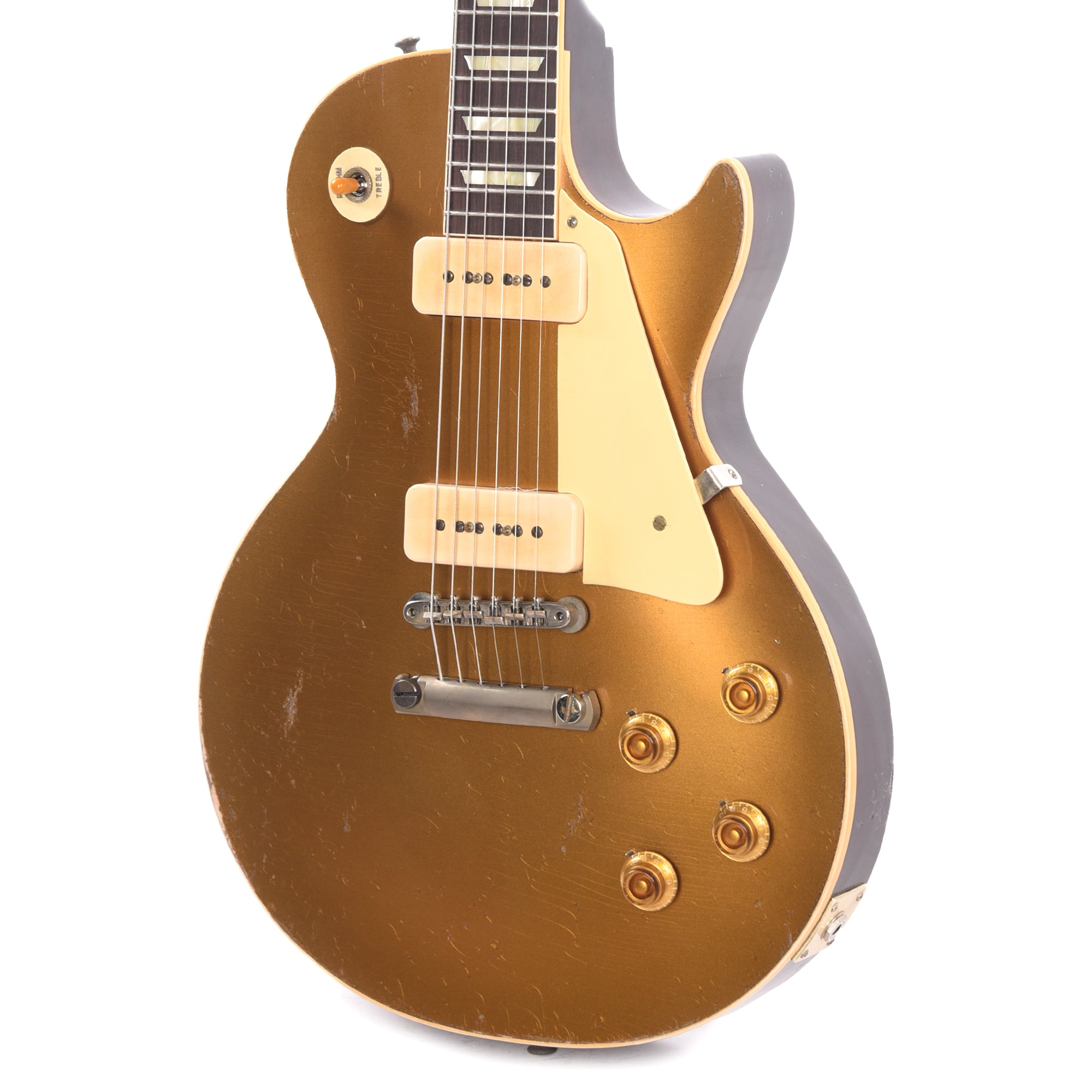 Gibson Custom Shop 1956 Les Paul Goldtop Reissue Double Gold Ultralight Back Murphy Lab Heavy