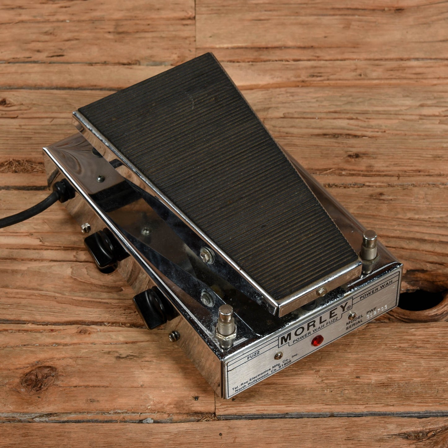 Morley Power Wah Fuzz PWF Silver  1970s