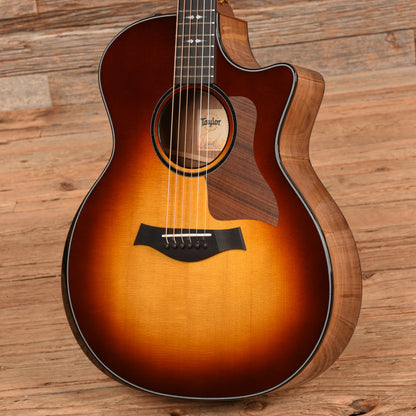 Taylor Custom Grand Auditorium Honduran Rosewood & Lutz Spruce w/Ebony Binding & Figured Mahogany Neck Tobacco Sunburst 2022