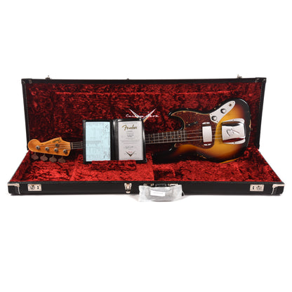 Fender Custom Shop 1962 Jazz Bass Relic 3-Color Sunburst