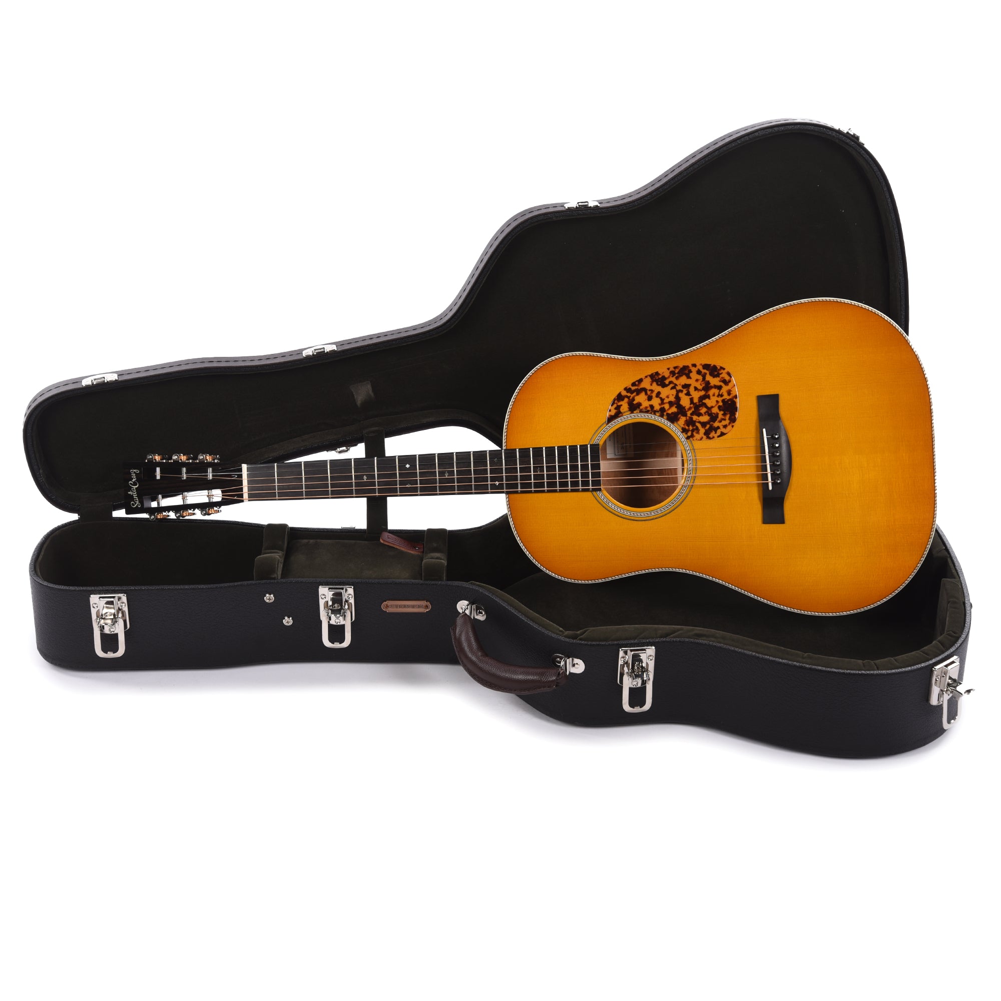 Santa Cruz Guitar Company D-12 Bearclaw German Spruce/Beeswing Mahogany Buttered Toast Sunburst