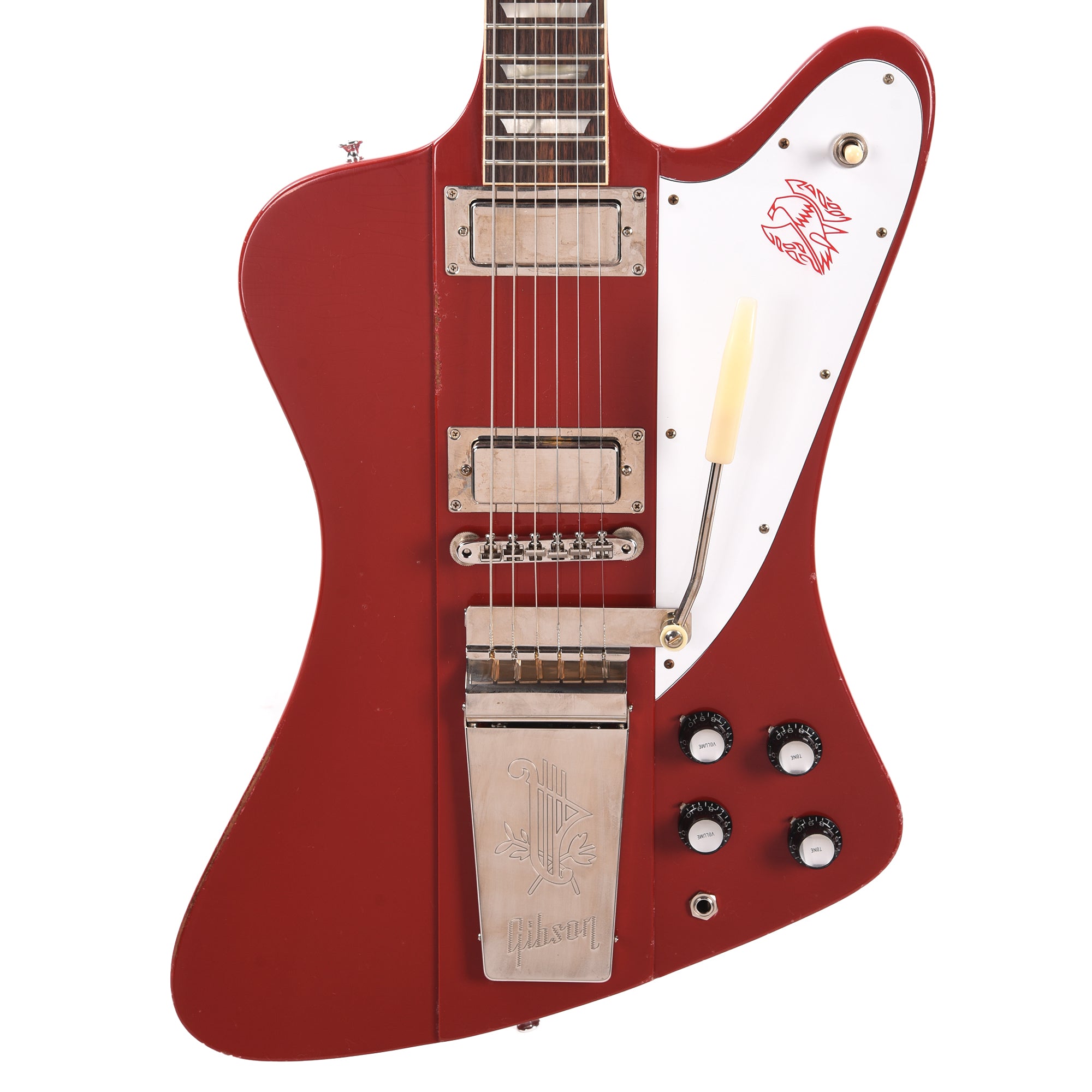 Gibson Custom Shop Murphy Lab 1963 Firebird V Cardinal Red Light Aged w/Maestro Vibrola