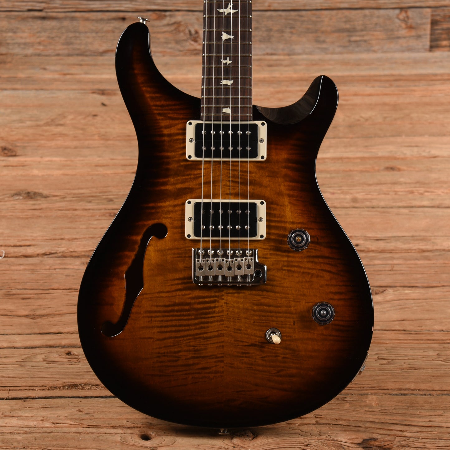 PRS CE 24 Semi-Hollow Black Amber