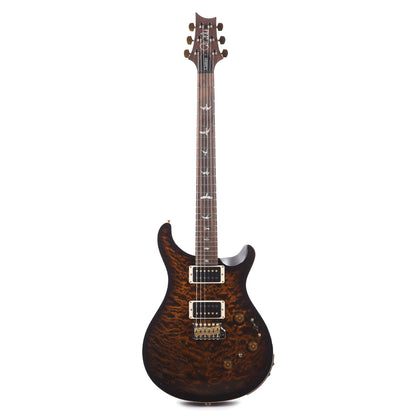 PRS Wood Library Custom 24 Piezo 10-Top Quilt Black Gold Burst w/Brazilian Rosewood Fingerboard