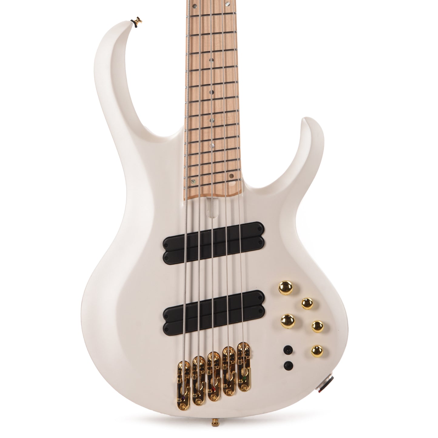 Ibanez BTB605MLMPWM Bass Workshop 5-String Multi Scale Electric Bass Pearl White Matte