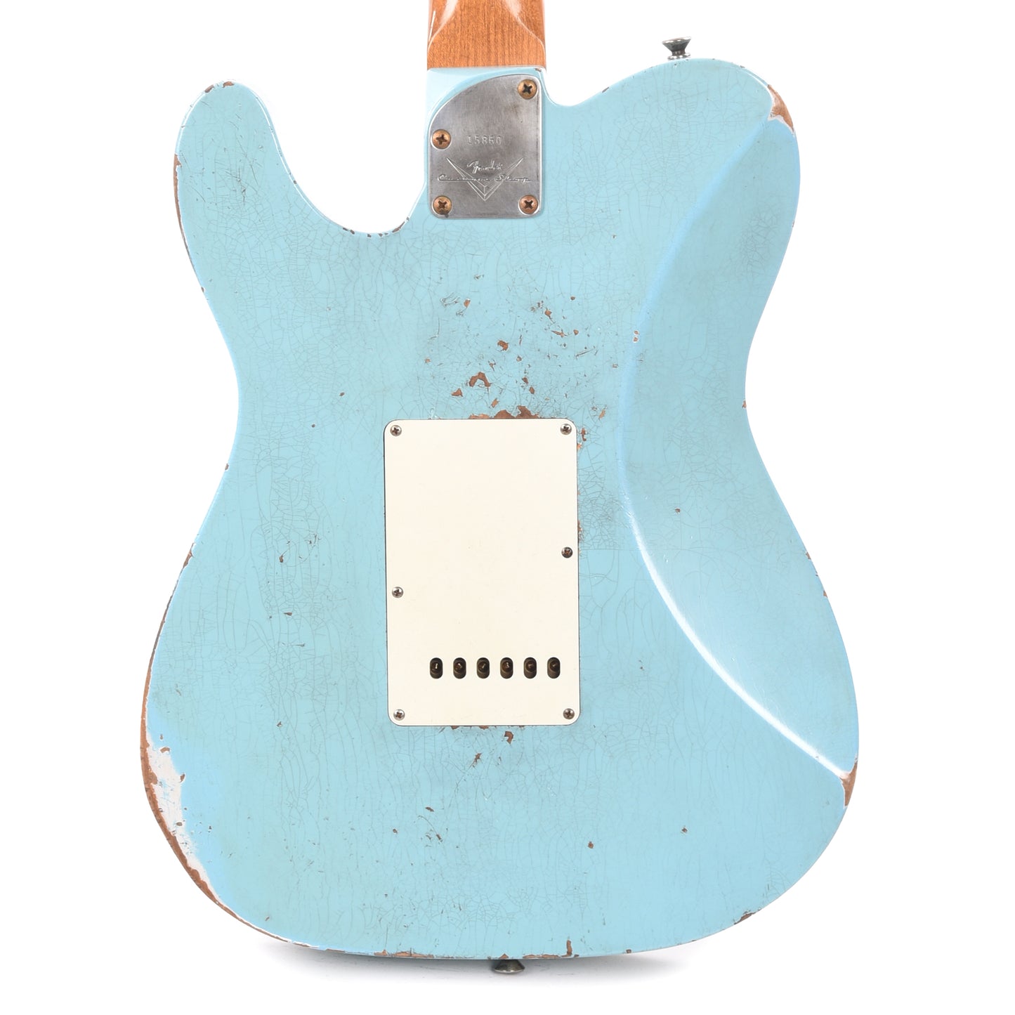 Fender Custom Shop 1962 Custom Telecaster Relic Aged Daphne Blue Apprentice Built by Ron Jessurun