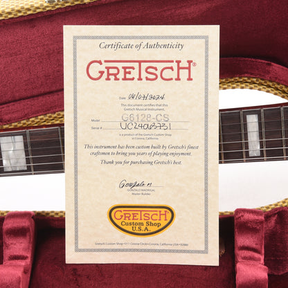 Gretsch Custom Shop G6128-55 1955 Duo Jet Deluxe Closet Classic w/Granadillo Top Natural Master Built by Gonzalo Madrigal