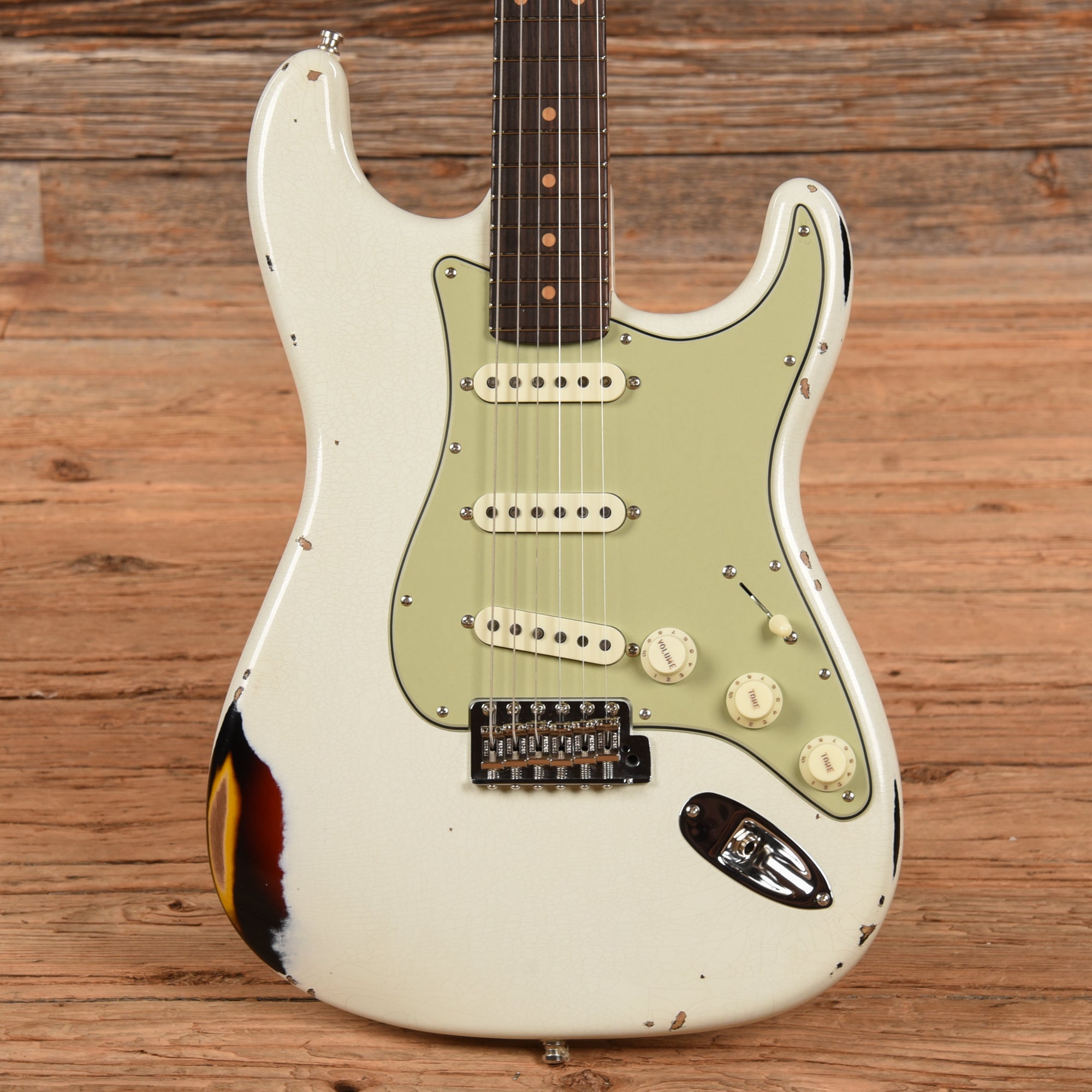 Fender SW GT11 60 Stratocaster Relic Olympic White 2024