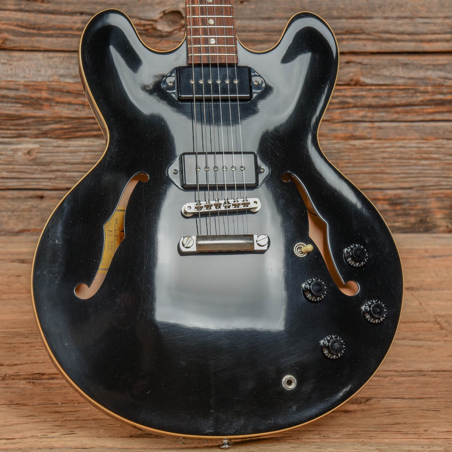 Gibson ES-335 Dot P-90 Ebony 2018