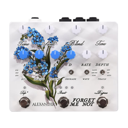 Alexander Pedals Forget Me Not Stereo Multi-Tap Delay Pedal