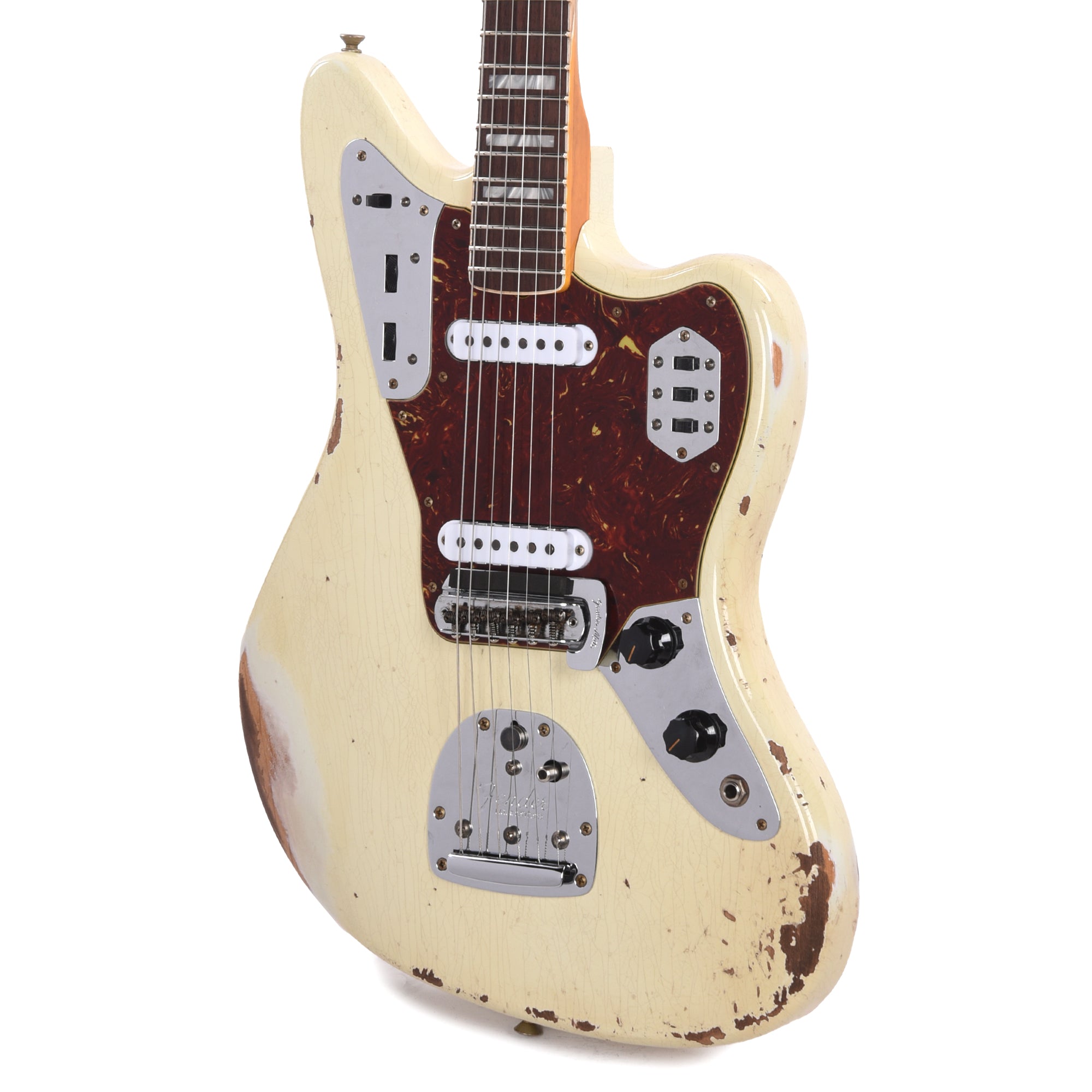 Fender Custom Shop 1966 Jaguar Heavy Relic Super Aged India Ivory