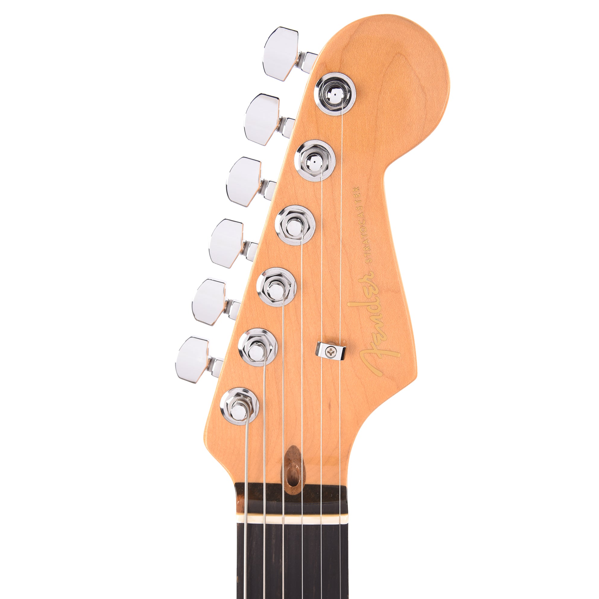 Fender American Ultra Stratocaster Bubble Gum Metallic w/Ebony Fingerboard & Anodized Black Pickguard