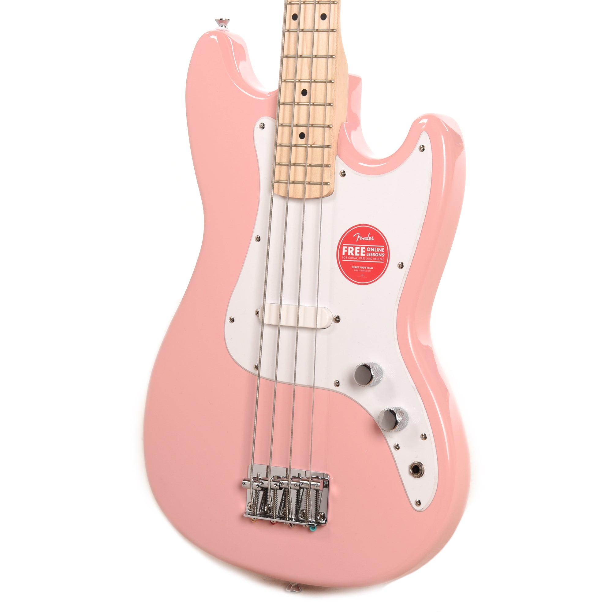 Squier Sonic Bronco Bass Shell Pink