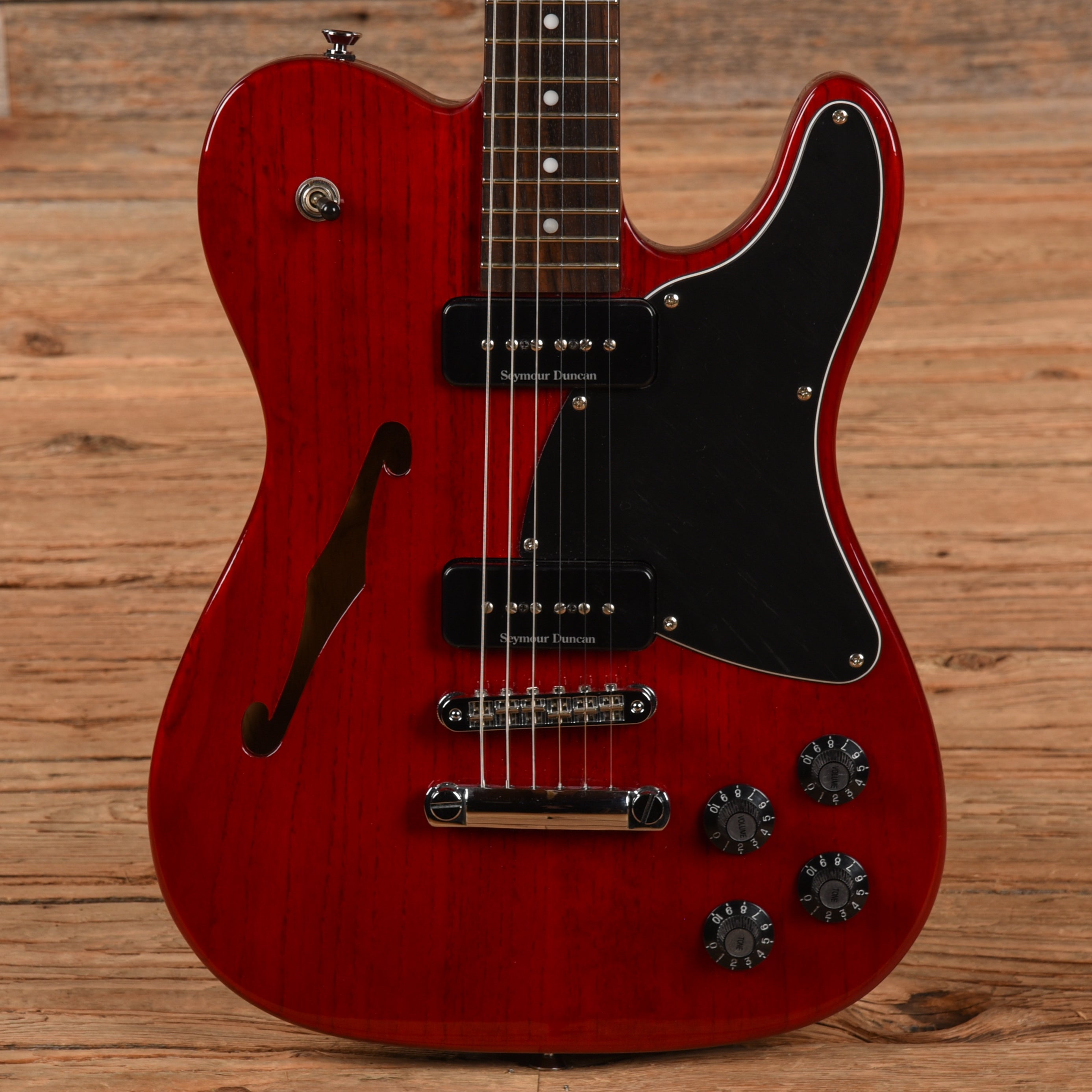 Fender Artist Series Jim Adkins JA90 Telecaster Thinline Crimson Red 2012