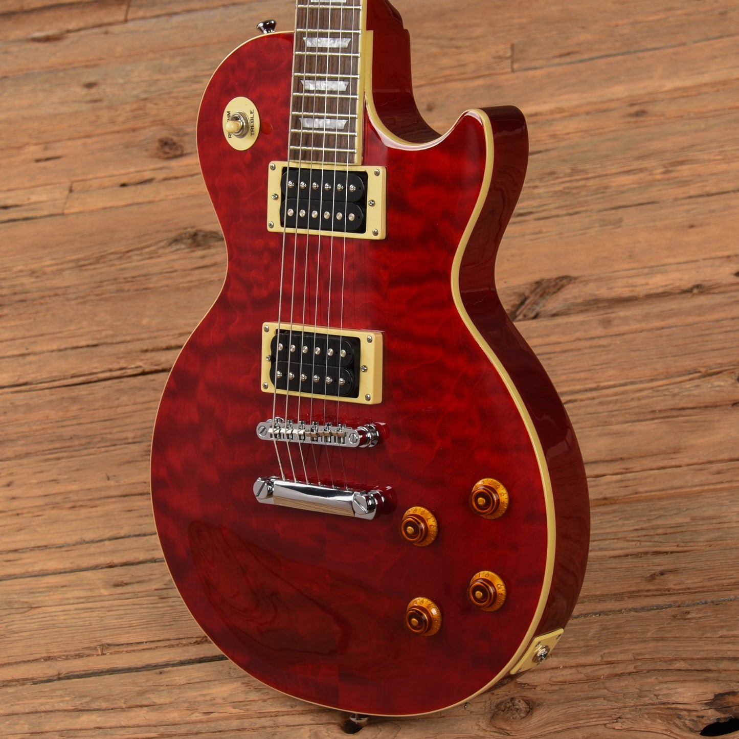 Epiphone Les Paul Classic Quilt Top Cherry 2006