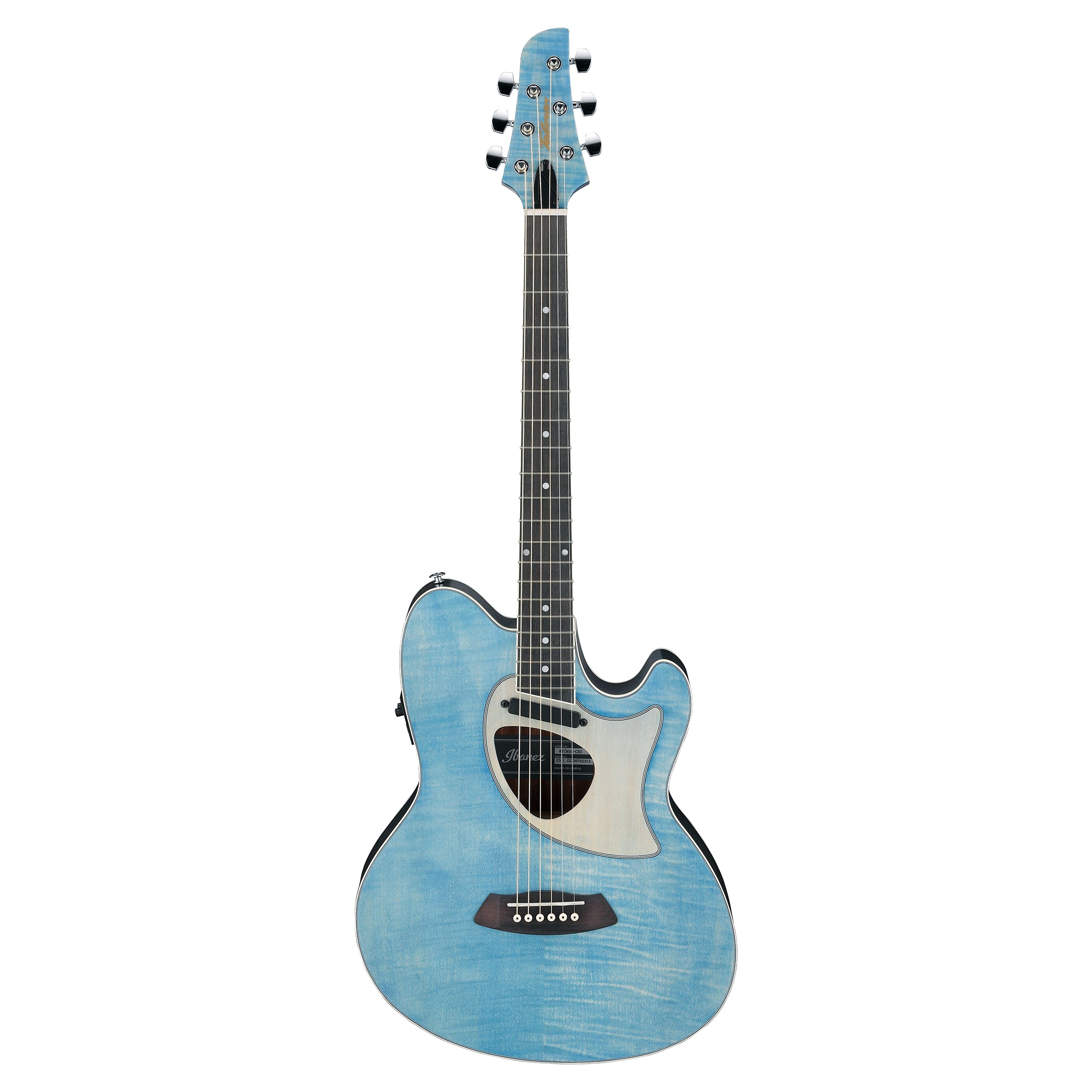 Ibanez TCM50FMODB Talman Acoustic Electric Guitar Open Pore Blue Denim